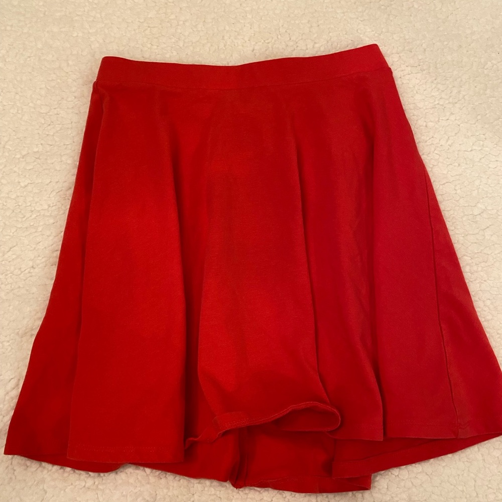Red forever 21 mini skirt